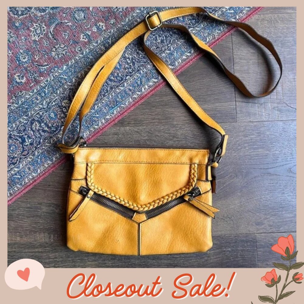 Mustard Yellow Crossbody Purse